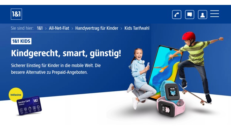 1und1 Kids Mobilfunktarif