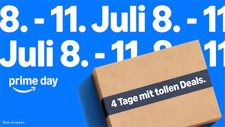 Amazon Prime Day vom 08. bis 11. Juli 2025