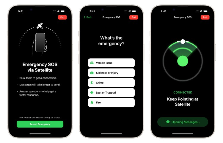 Apple iPhone 14 und iPhone 14 Plus - Notruf SOS über Satellit