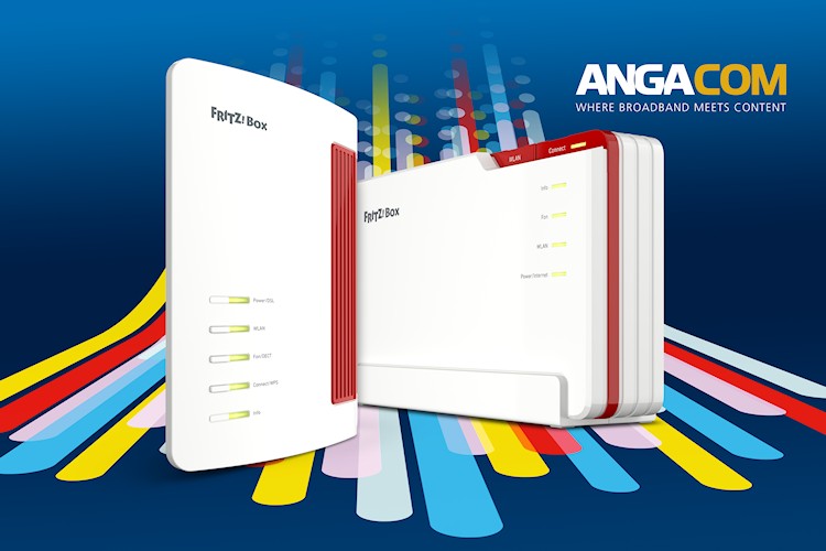 AVM zeigt neue FRITZ!Box-Modelle für Glasfaser und DSL auf der ANGA COM 2025