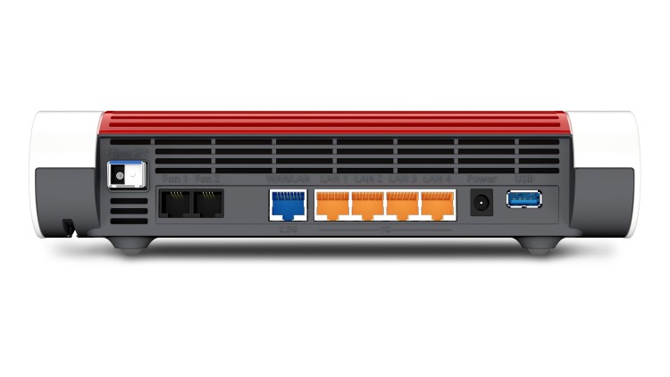 AVM FRITZ!Box 5590 Fiber - Anschlüsse