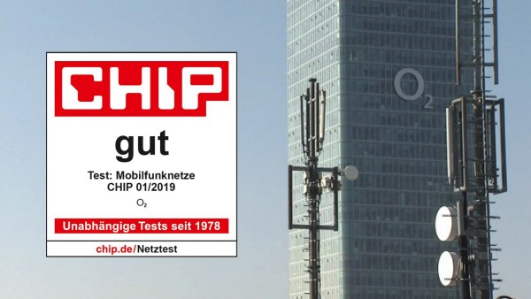 Telefónica erreicht die Note &raquo;gut&laquo; im CHIP-Netztest