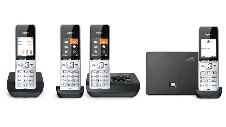 Gigaset Comfort 500 Schnurlostelefone (Bild: Gigaset) Gigaset Comfort 500 Schnurlostelefone