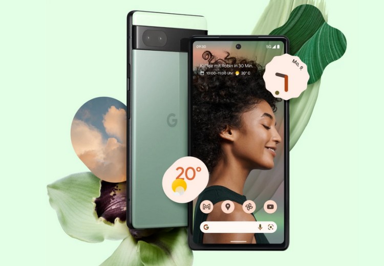 Pixel 6a in Sage Green