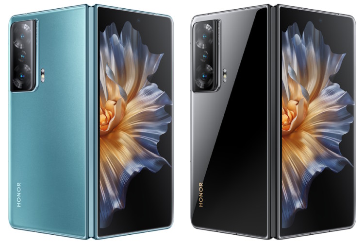 Honor Magic Vs - Cyan und Schwarz