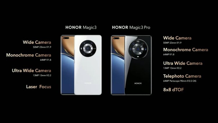 Honor Magic3 und Magic3 Pro Kamera Honor Magic3 und Magic3 Pro Kamera