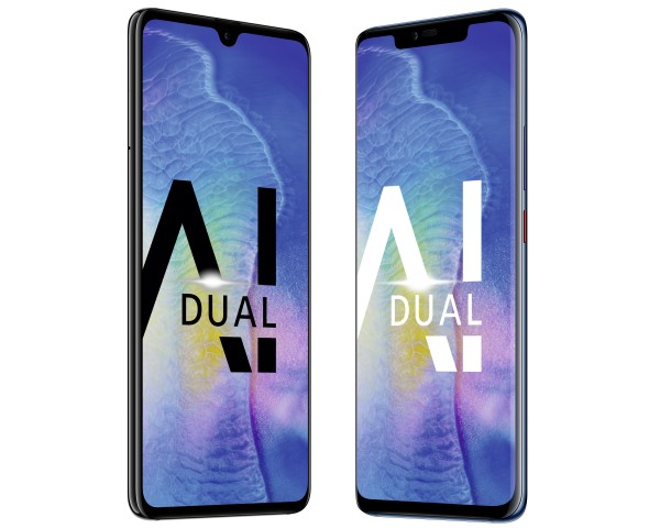 Huawei Mate20 (links) und Huawei Mate20 Pro (rechts) Huawei Mate20 und Huawei Mate20 Pro