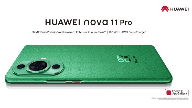 Huawei nova 11 Pro (Bild: Huawei) Huawei nova 11 Pro - Teaser