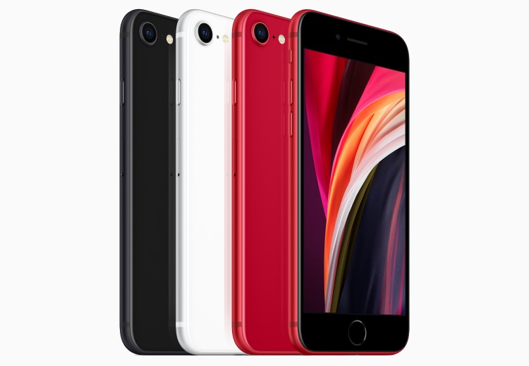 Apple iPhone SE 2020 in Black, White und Red