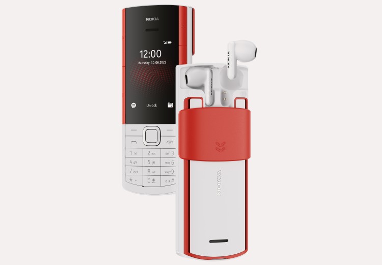 Nokia 5710 XpressAudio - Weiß/Rot