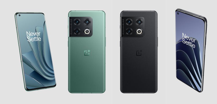 OnePlus 10 Pro - Volcanic Black und Emerald Forest