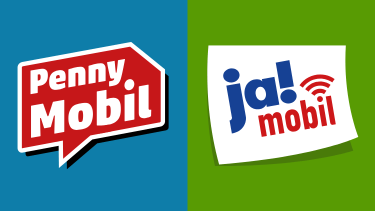 Penny Mobil und ja! Mobil Penny Mobil Logo und ja! Mobil Logo