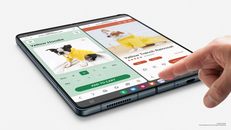Samsung Galaxy Z Fold4 - Multitasking