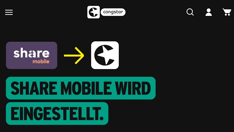 share mobile wird eingestellt