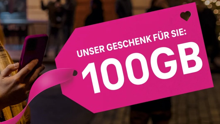 Telekom: 100 GB Datenvolumen für Mobilfunkkunden