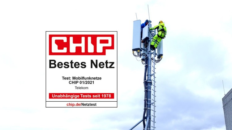 Telekom ist Testsieger im CHIP Mobilfunk Netztest
