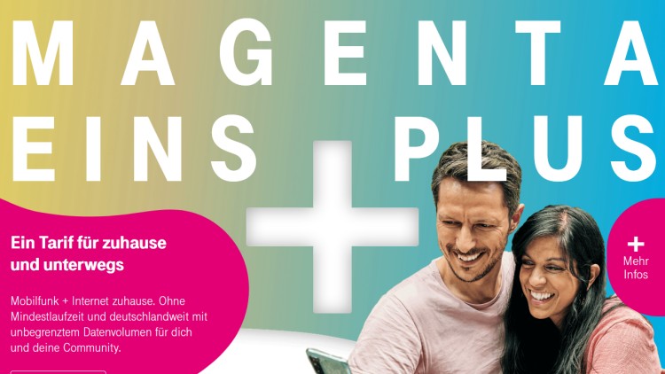 Telekom MangentaEins Plus (Screenshot: telekom.de) Telekom MangentaEins Plus