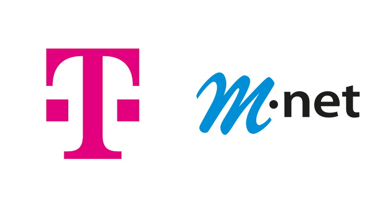 Telekom und M-net Logos