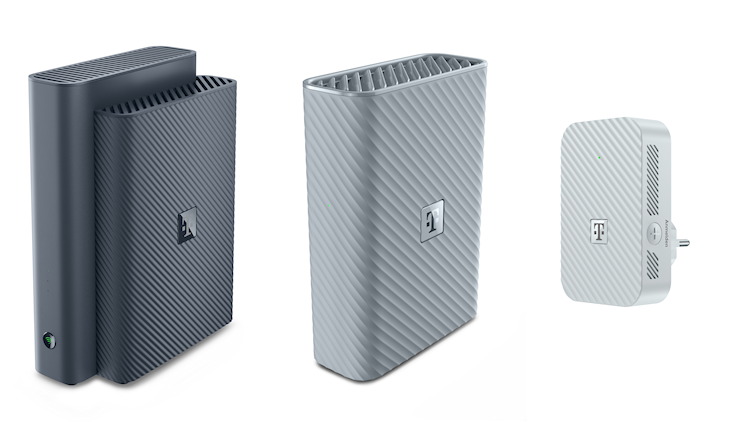 Telekom Speedport 7 Router, Verstärker und Verstärker Plus (Bild: Deutsche Telekom) Telekom Speedport 7 Router, Verstärker und Verstärker Plus