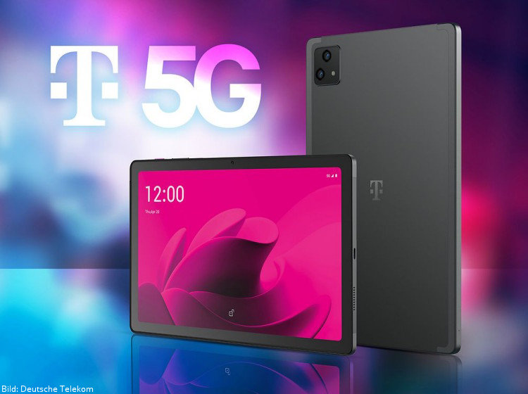 Telekom bringt T Tablet mit 5G auf den Markt (Bild: Deutsche Telekom) Telekom bringt T Tablet mit 5G auf den Markt