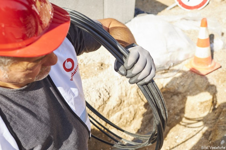 Vodafone baut Ausbau sein Kabel-Glasfasernetz aus