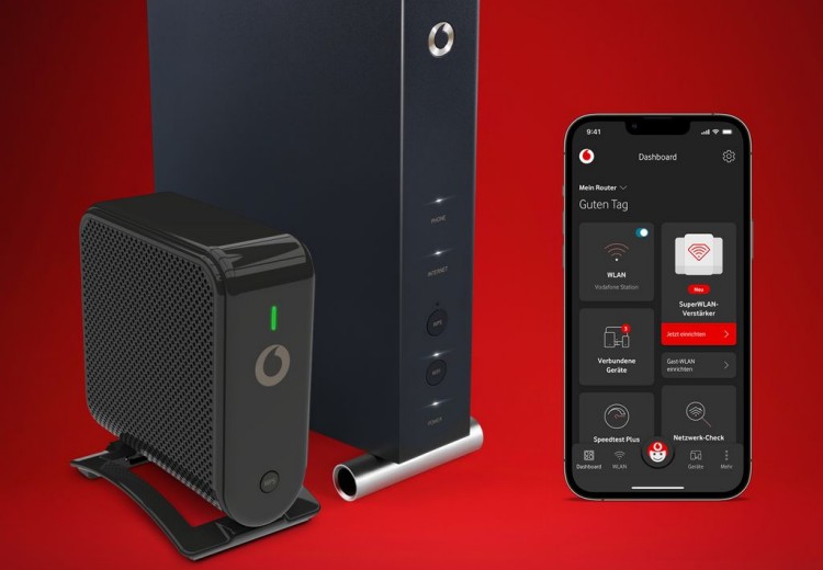 SuperWLAN optimiert die WLAN-Anbindung (Bild: Vodafone) Vodafone SuperWLAN