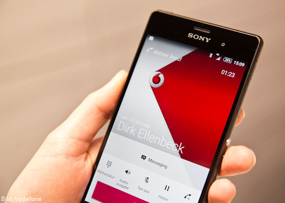 Telefonieren über LTE mit Vodafone