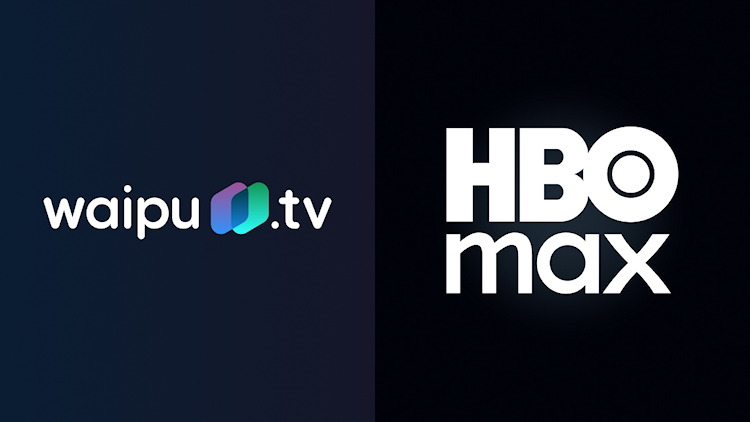 waipu.tv und HBO Max Logos