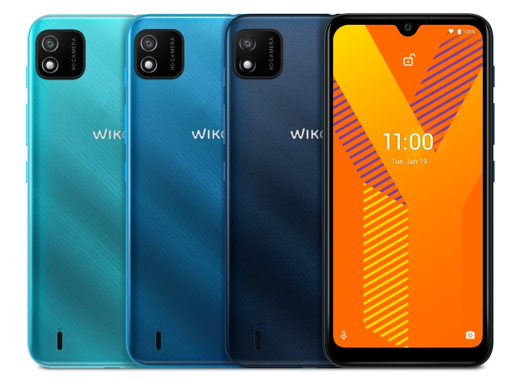 WIKO Y62 - Mint, Light Blue, Dark Blue